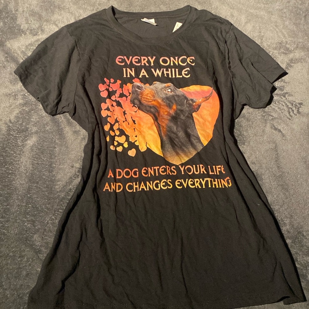 Dog lovers t shirt. Simple and cute